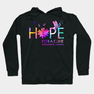 Hope For A Cure Alzheimer Awareness Hoodie